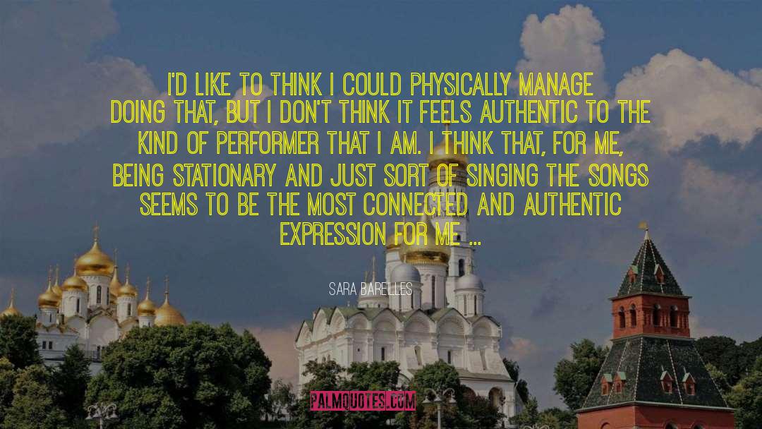 Performer quotes by Sara Bareilles