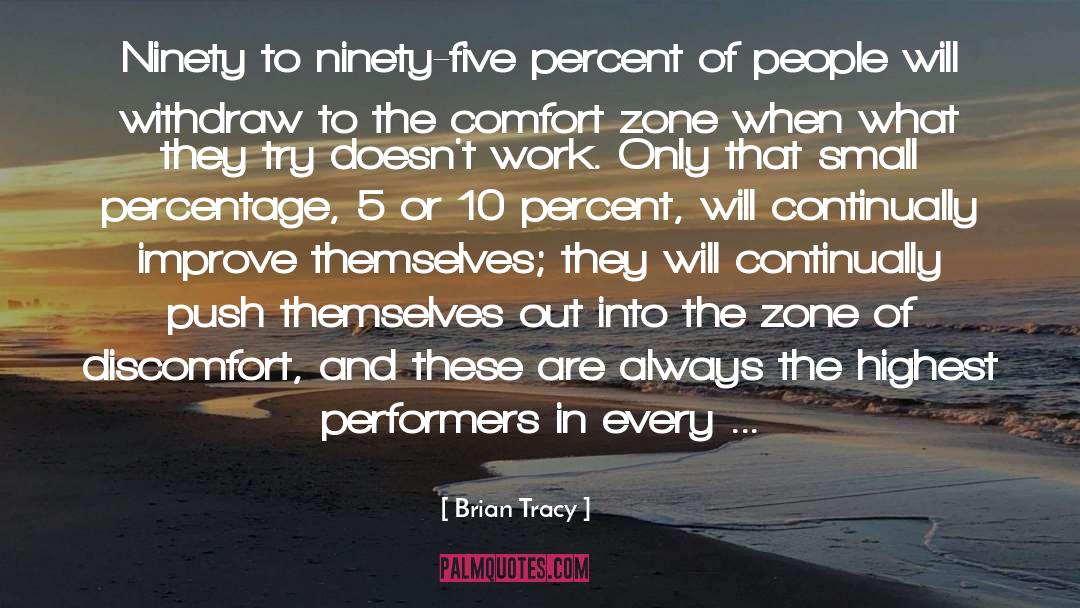 Performers quotes by Brian Tracy
