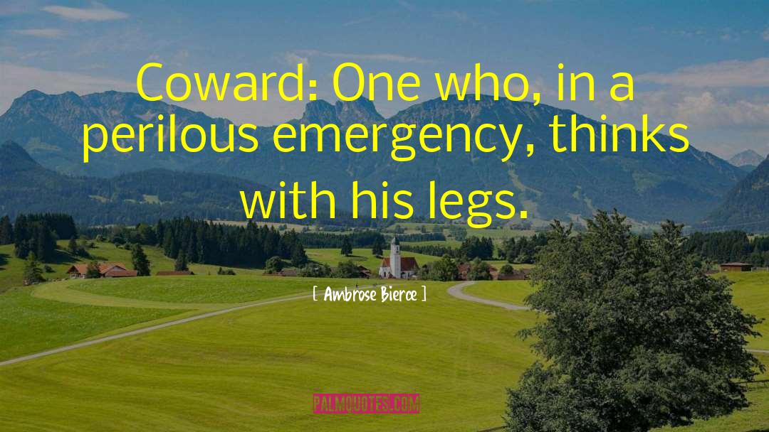 Perilous quotes by Ambrose Bierce