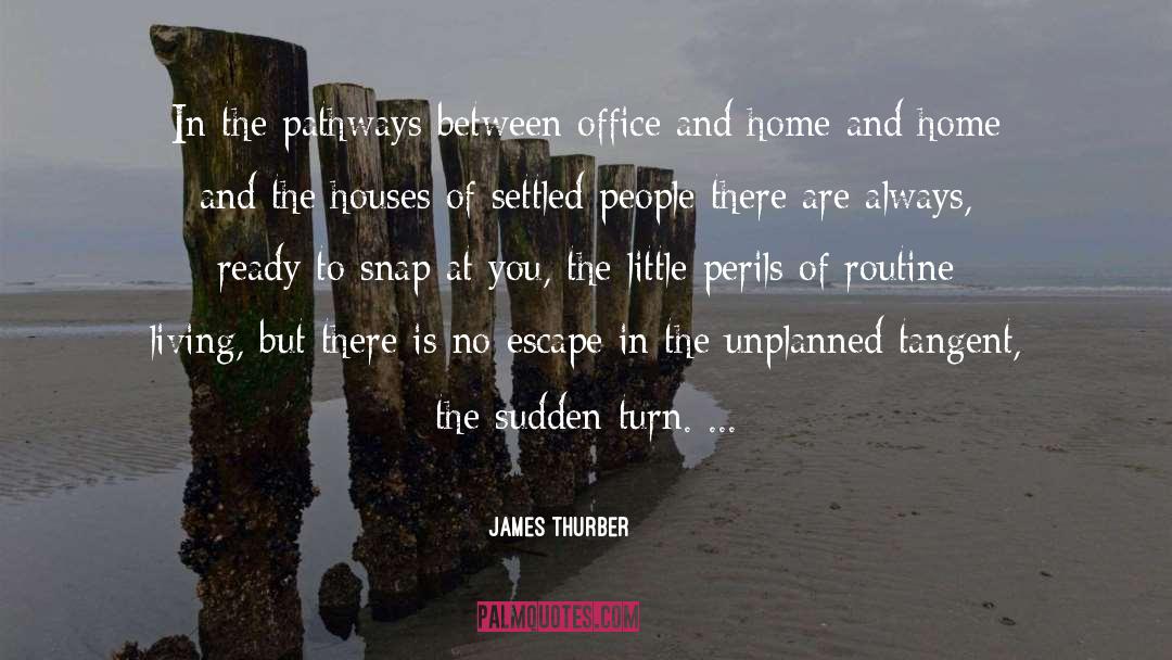 Perils quotes by James Thurber