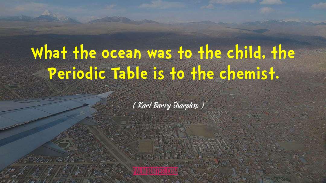 Periodic Table quotes by Karl Barry Sharpless