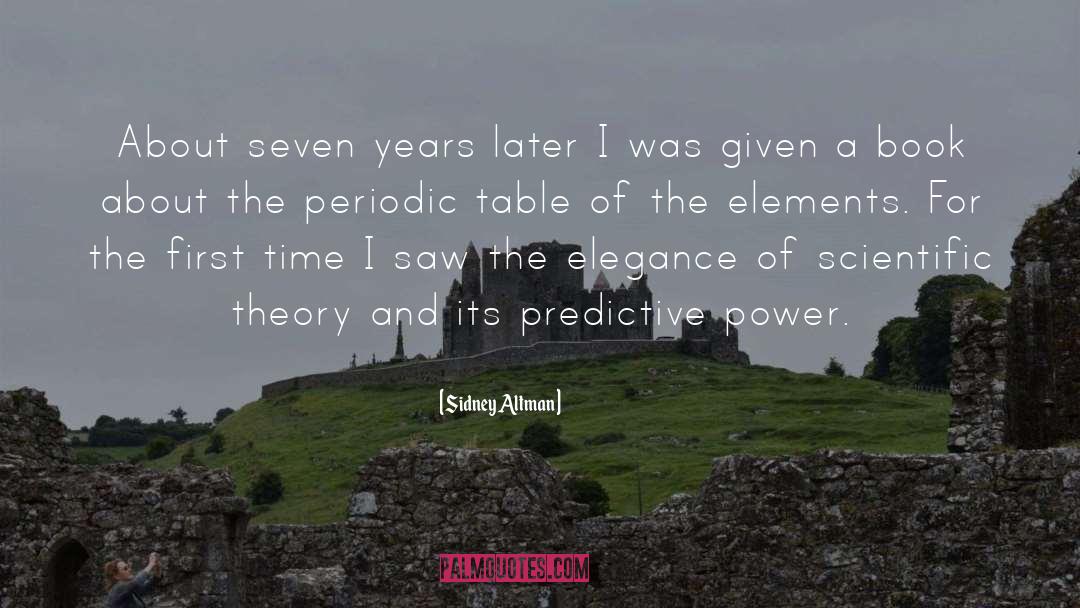 Periodic Table quotes by Sidney Altman