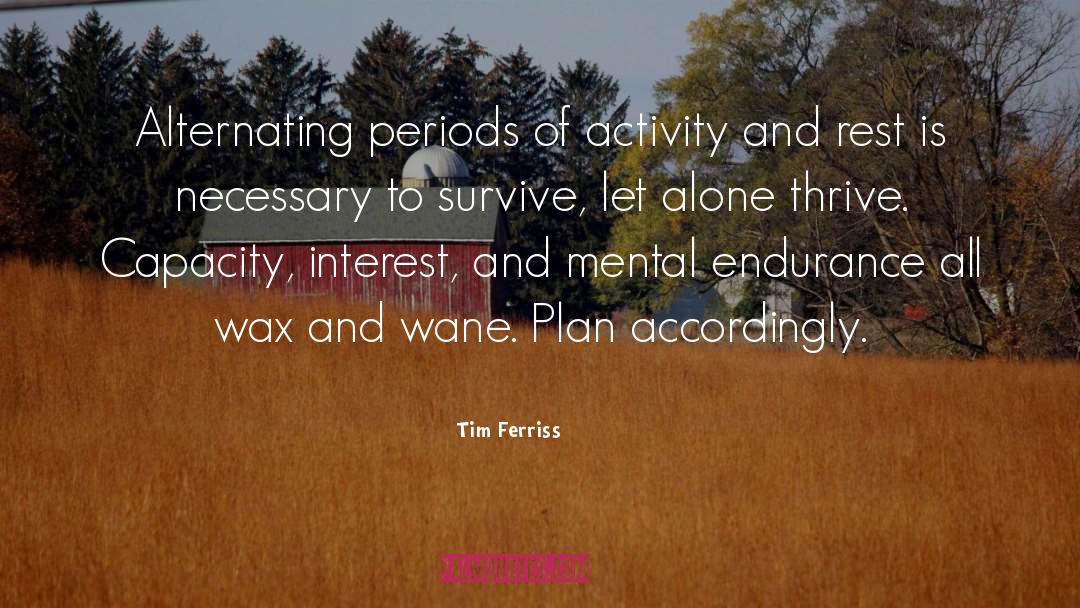 Periods quotes by Tim Ferriss
