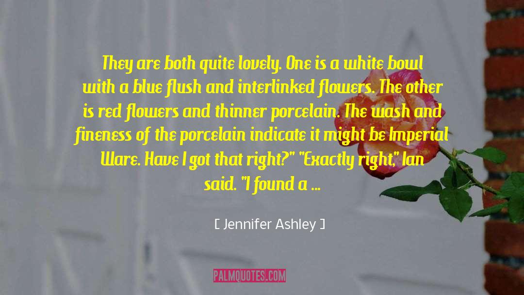 Peripherally Synonym quotes by Jennifer Ashley