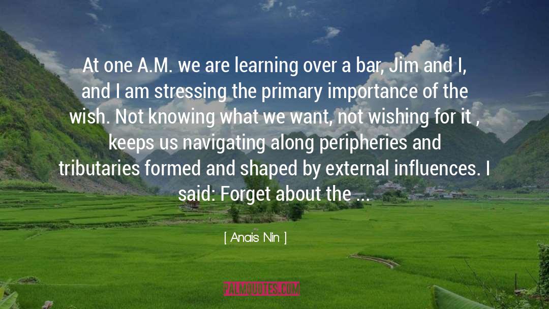 Peripheries quotes by Anais Nin