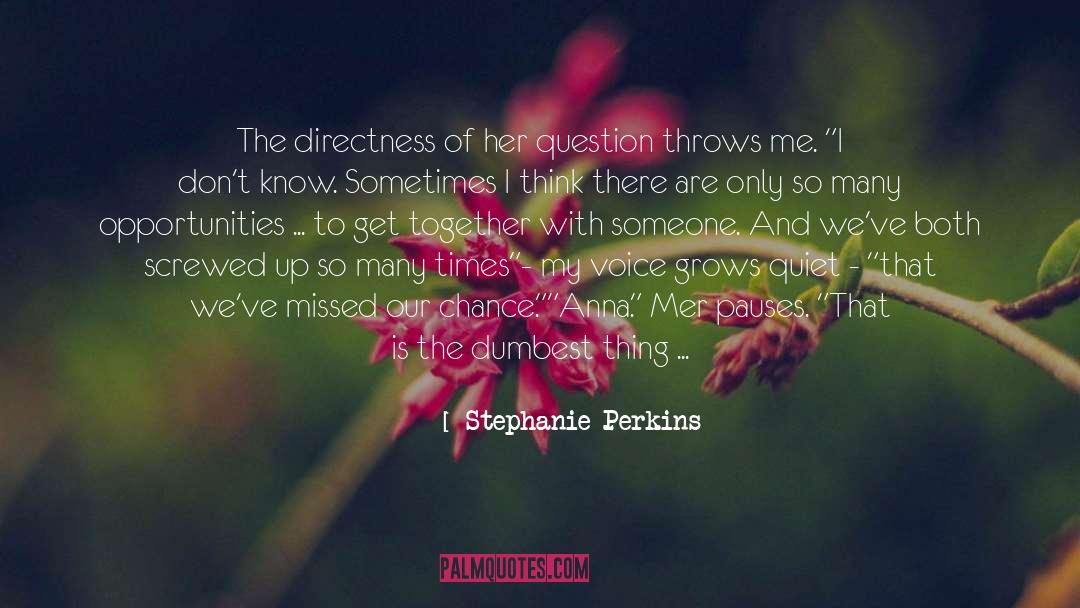 Perkins quotes by Stephanie Perkins