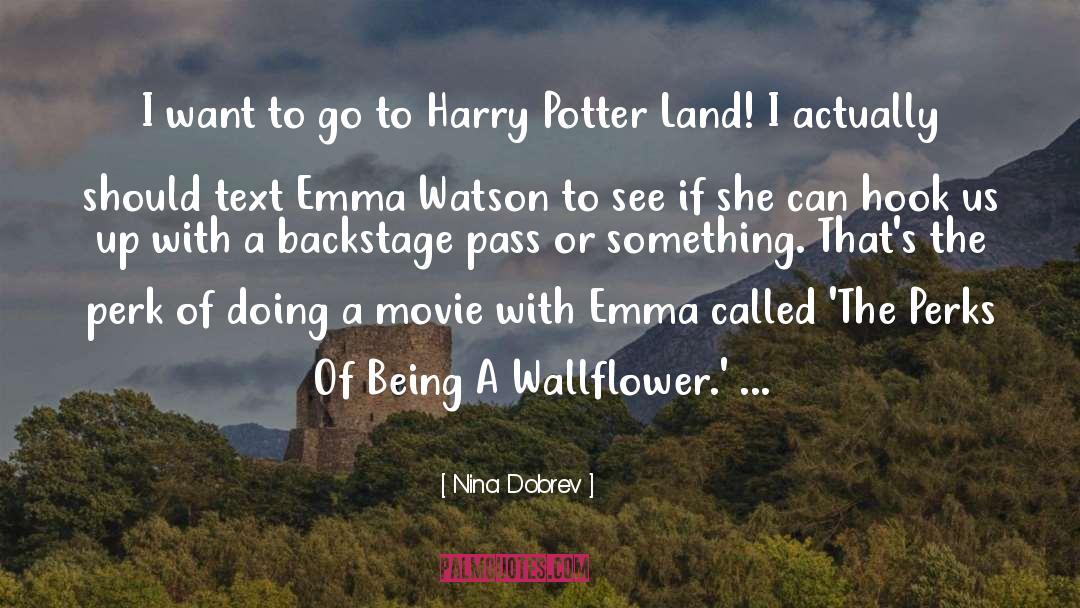 Perks Of Being A Wallflower quotes by Nina Dobrev