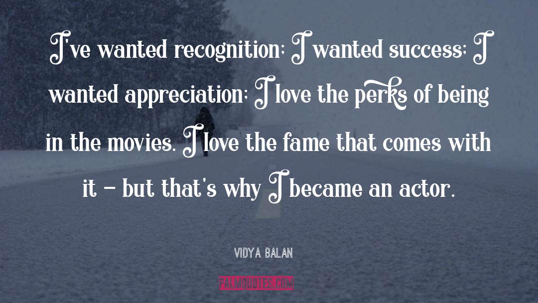 Perks quotes by Vidya Balan