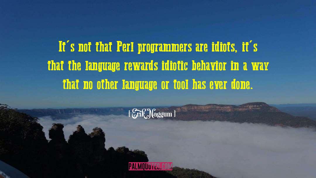 Perl quotes by Erik Naggum