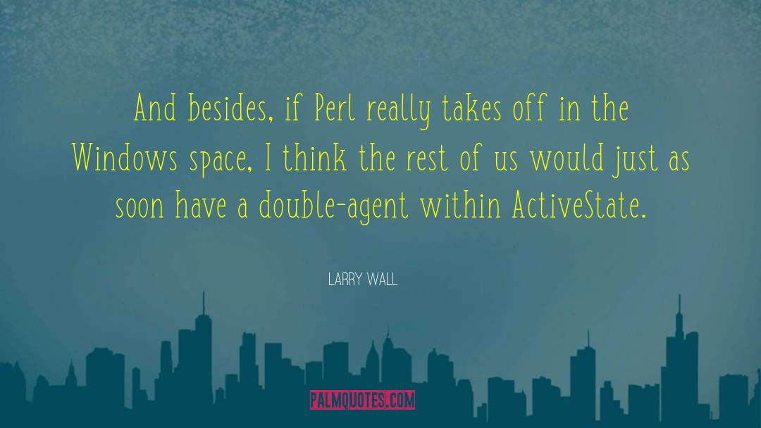 Perl quotes by Larry Wall