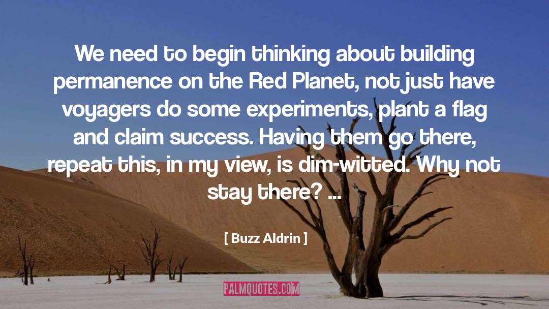 Permanence quotes by Buzz Aldrin
