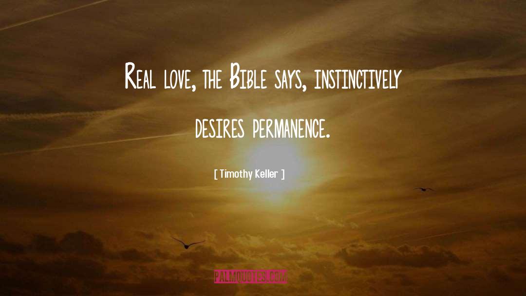 Permanence quotes by Timothy Keller