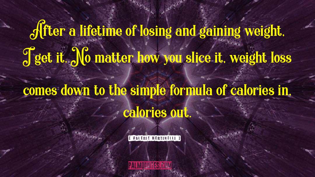 Permanent Weight Loss quotes by Valerie Bertinelli