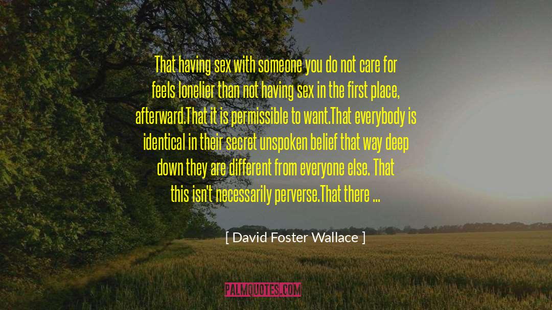 Permissible quotes by David Foster Wallace
