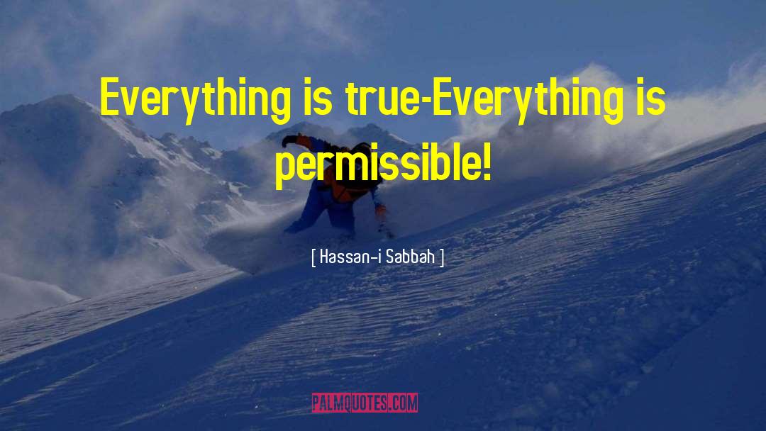 Permissible quotes by Hassan-i Sabbah