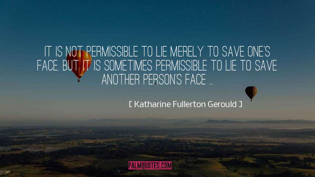 Permissible quotes by Katharine Fullerton Gerould