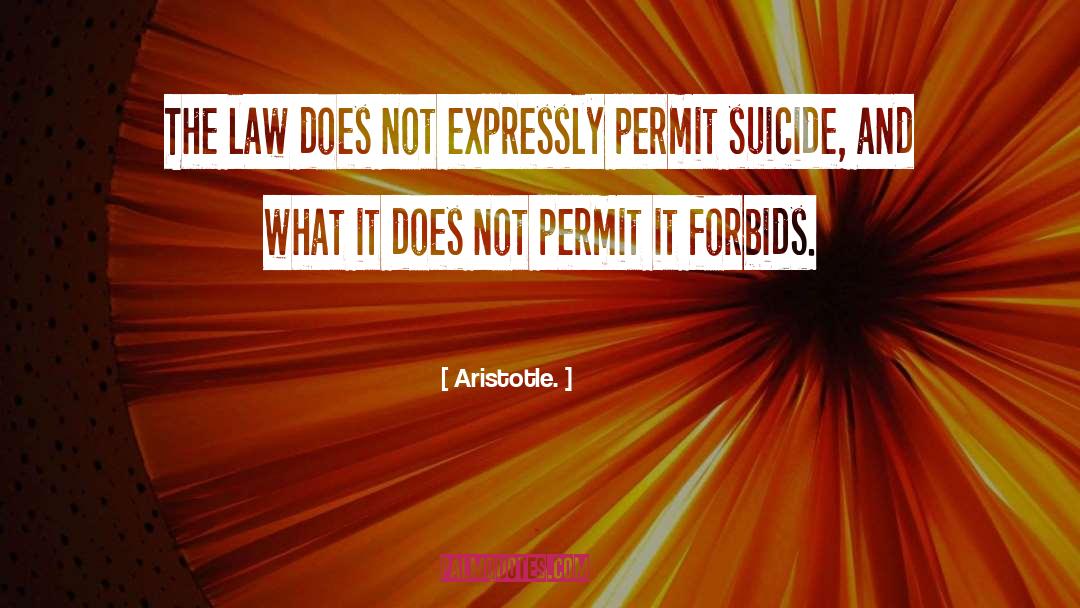 Permit quotes by Aristotle.