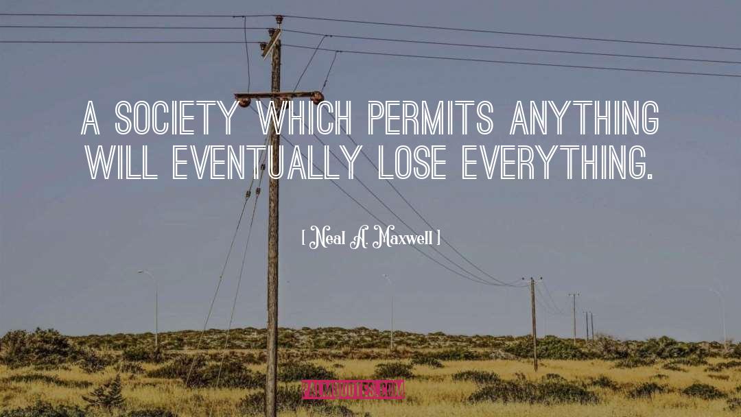 Permit quotes by Neal A. Maxwell