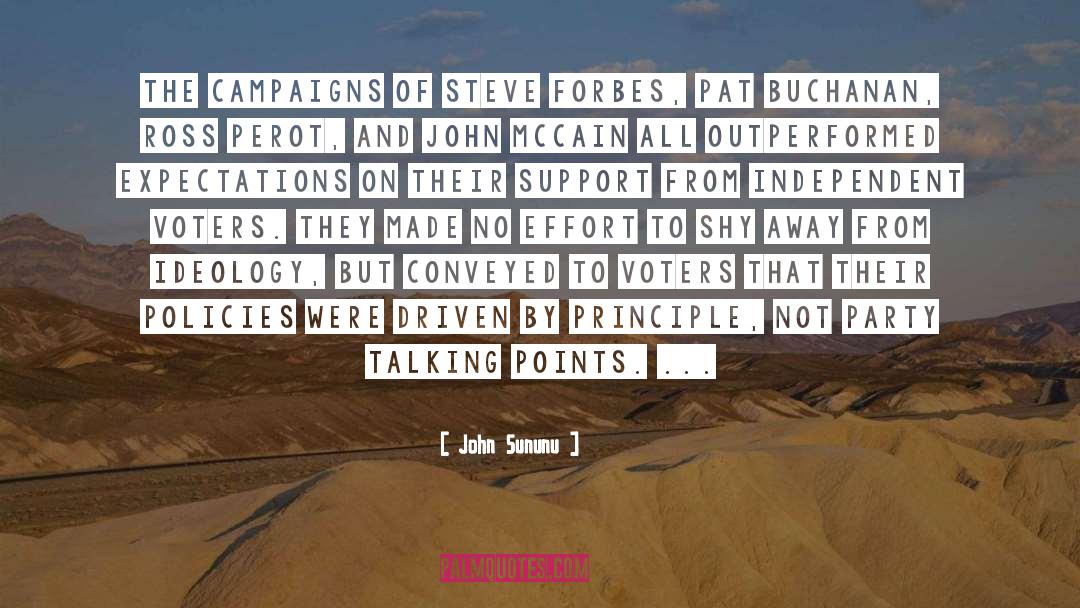 Perot quotes by John Sununu
