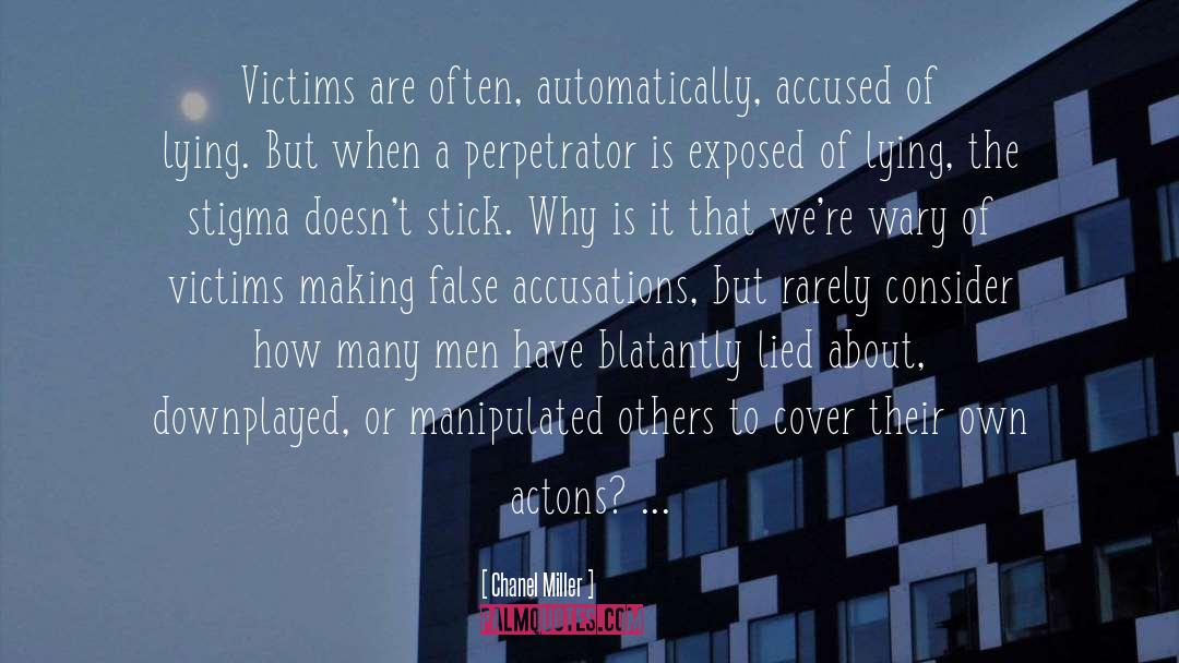 Perpetrator quotes by Chanel Miller