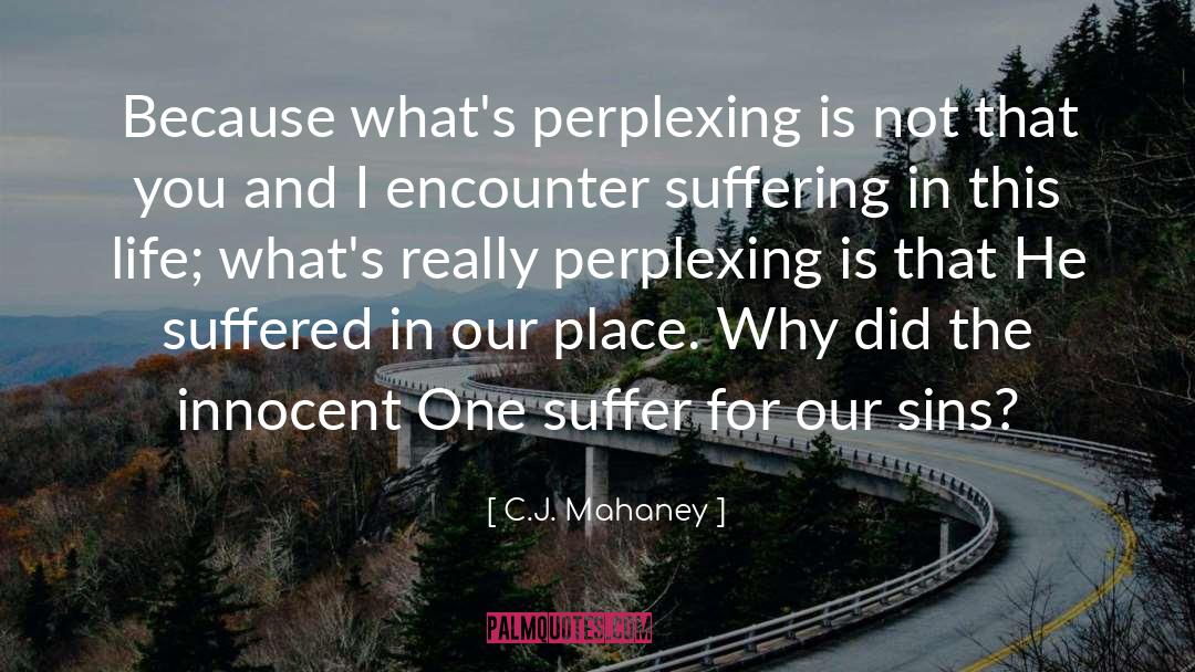 Perplexing quotes by C.J. Mahaney