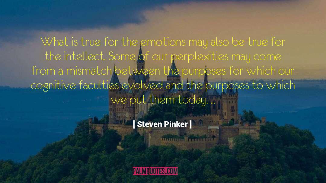 Perplexities quotes by Steven Pinker