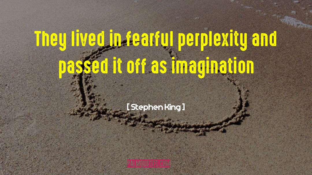Perplexity quotes by Stephen King