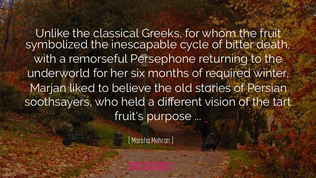 Persephone quotes by Marsha Mehran