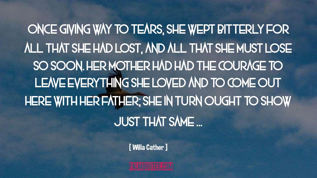 Persephone Writes To Her Mother quotes by Willa Cather