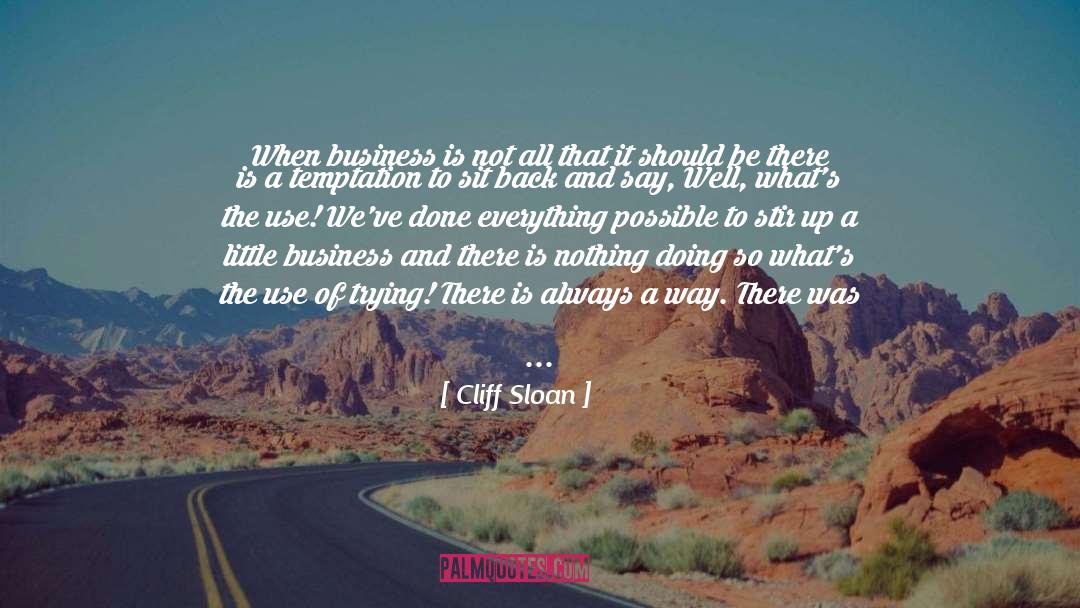 Perseverance quotes by Cliff Sloan