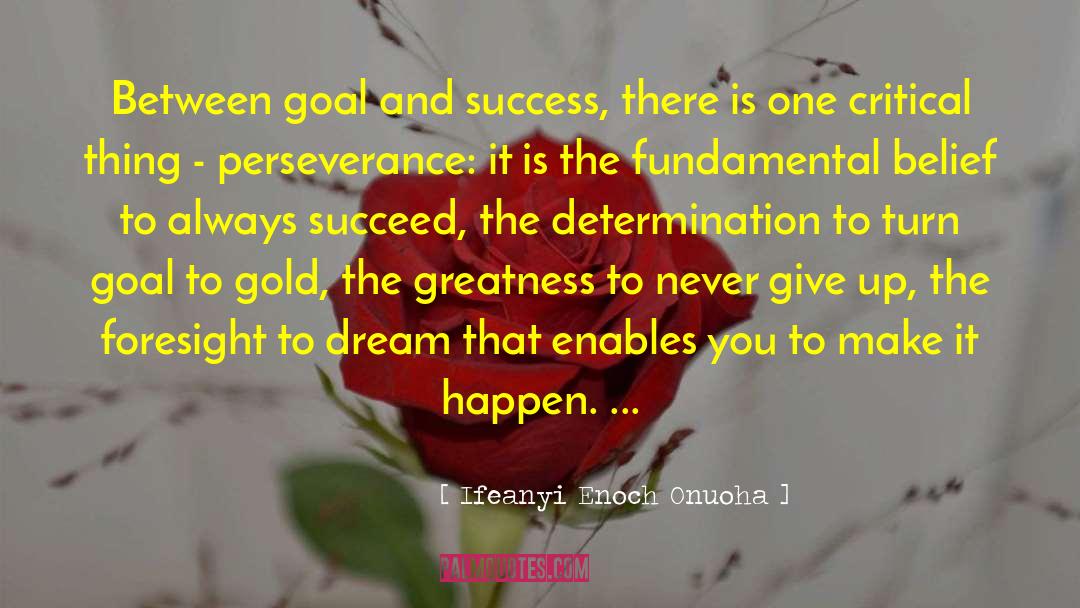 Perseverance Success quotes by Ifeanyi Enoch Onuoha