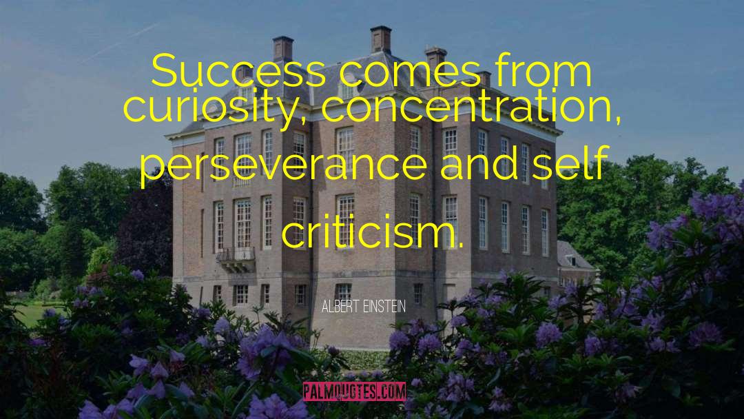 Perseverance Success quotes by Albert Einstein