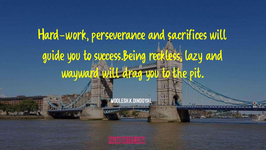 Perseverance Success quotes by Moolesh.k.dindoyal