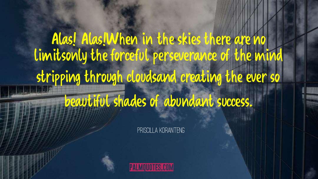 Perseverance Success quotes by Priscilla Koranteng