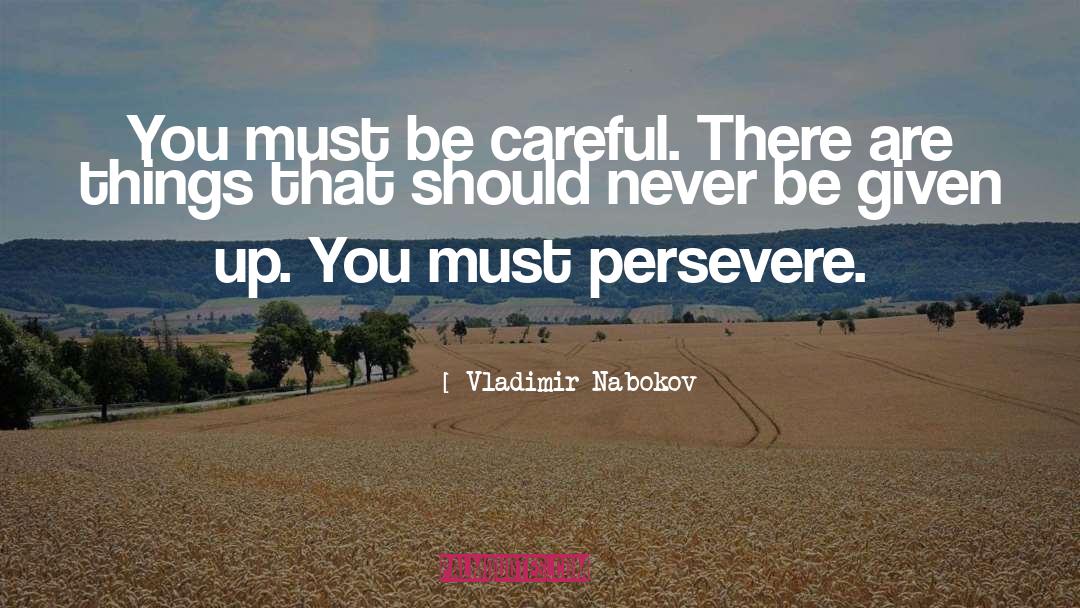 Persevere quotes by Vladimir Nabokov