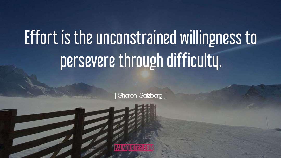 Persevere quotes by Sharon Salzberg