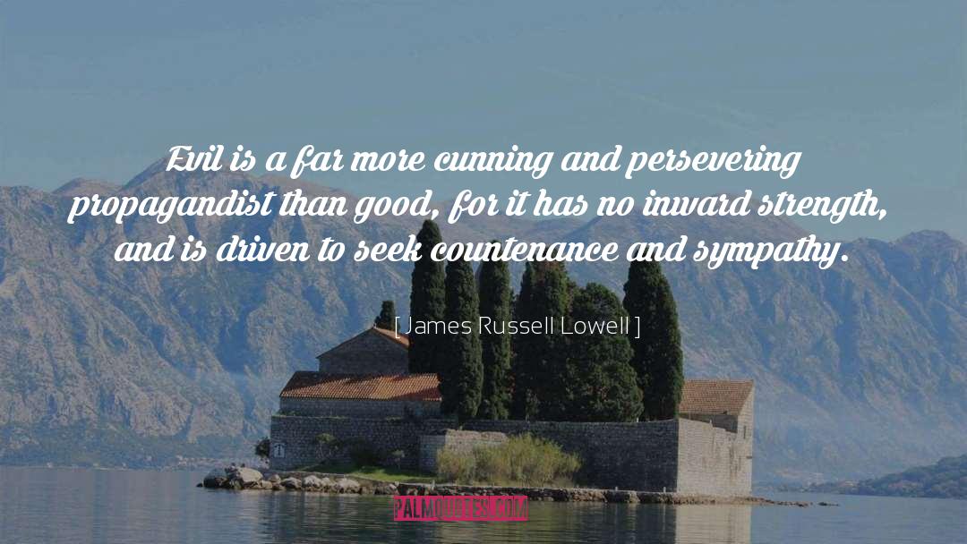 Persevering quotes by James Russell Lowell