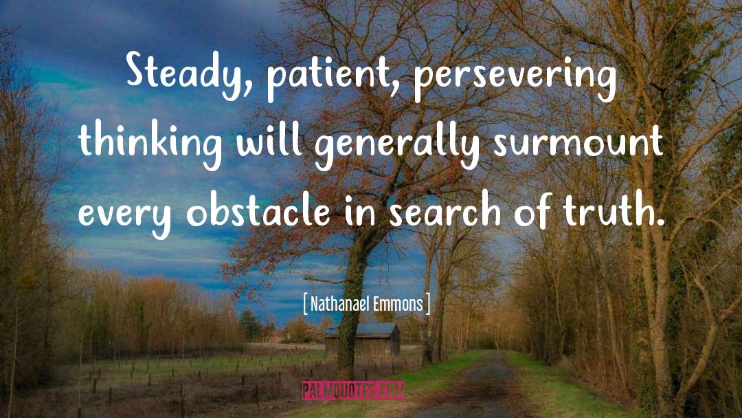 Persevering quotes by Nathanael Emmons