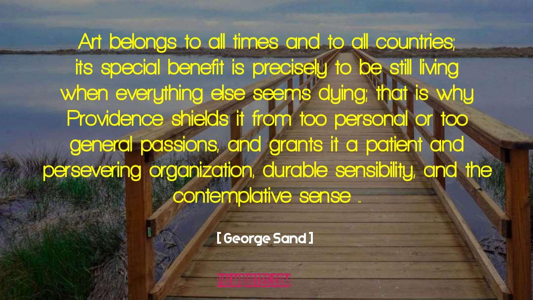 Persevering quotes by George Sand