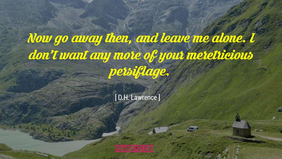 Persiflage Synonym quotes by D.H. Lawrence
