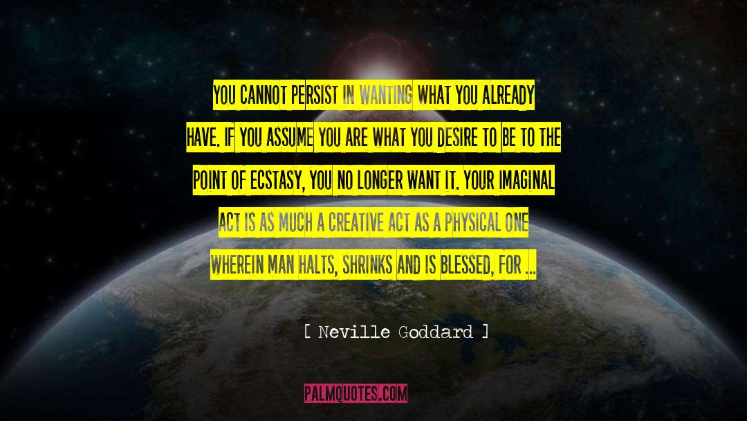 Persist quotes by Neville Goddard