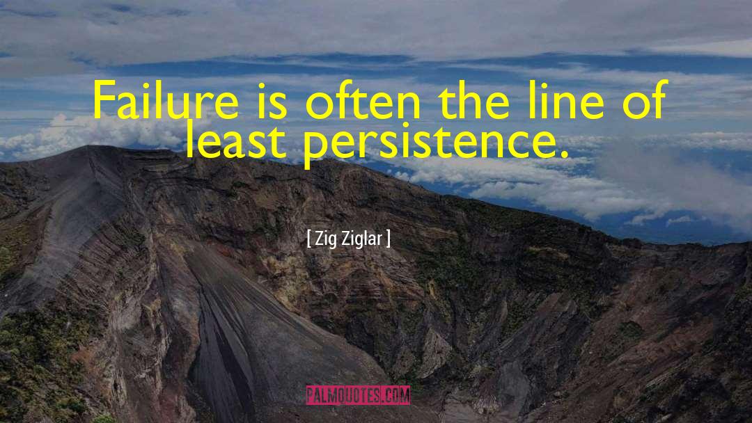 Persistence Inspirational quotes by Zig Ziglar