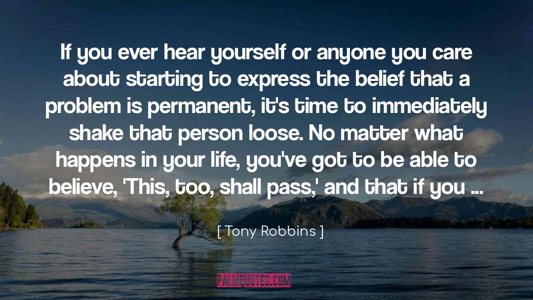 Persisting quotes by Tony Robbins