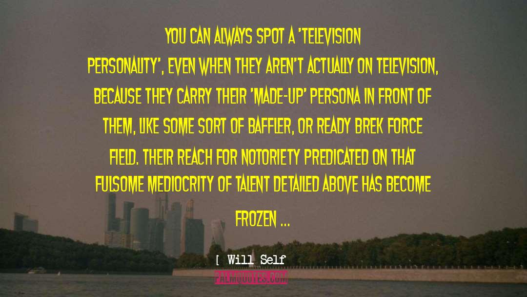 Persona 2 quotes by Will Self