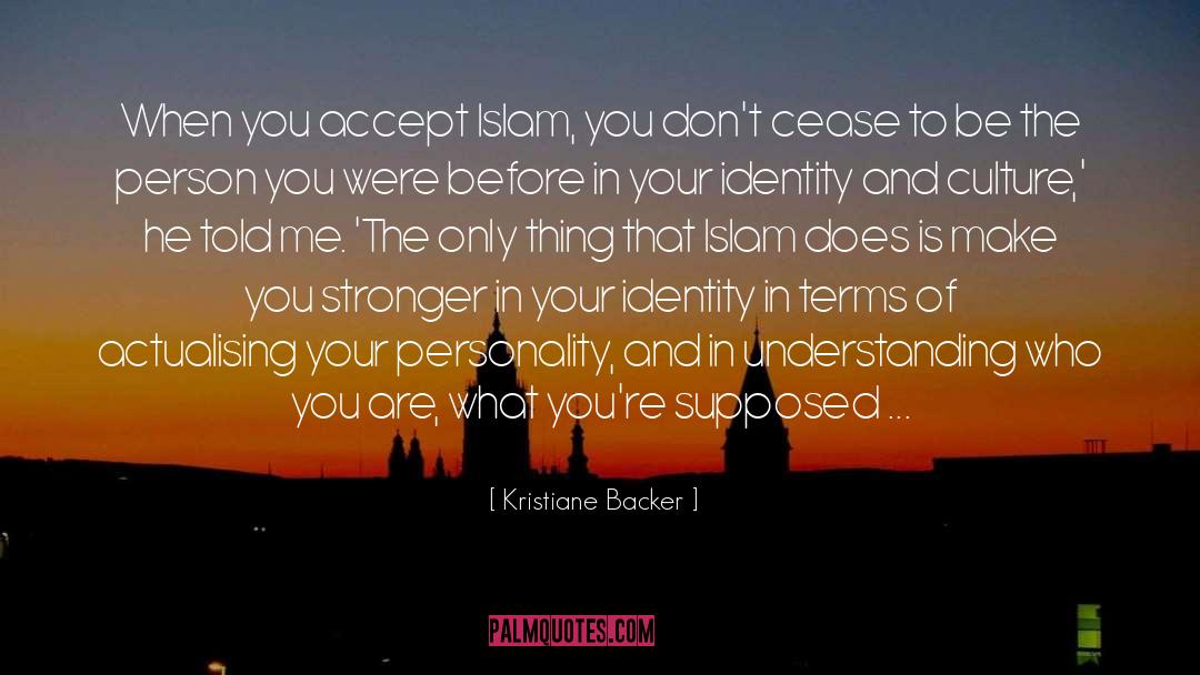 Personaity quotes by Kristiane Backer