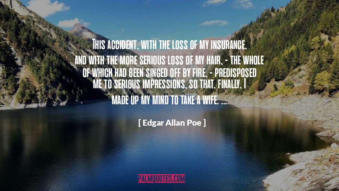 Personal Accident Insurance quotes by Edgar Allan Poe