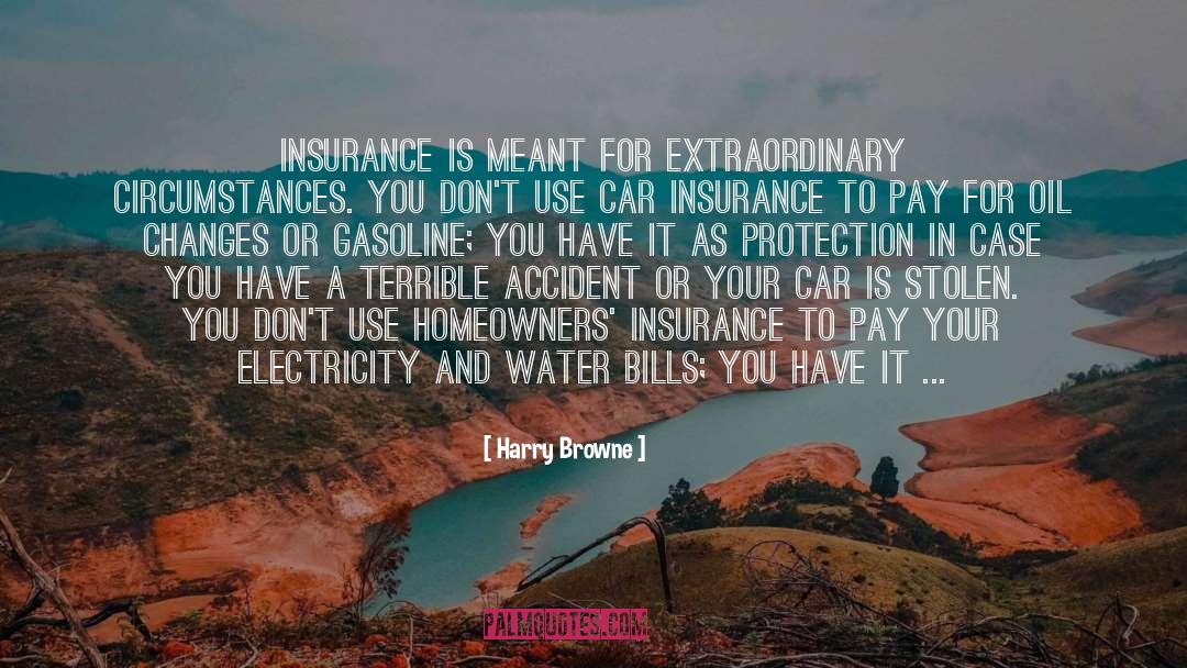 Personal Accident Insurance quotes by Harry Browne