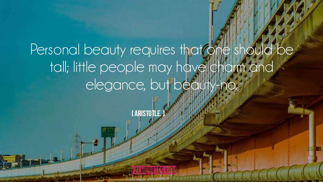 Personal Beauty quotes by Aristotle.
