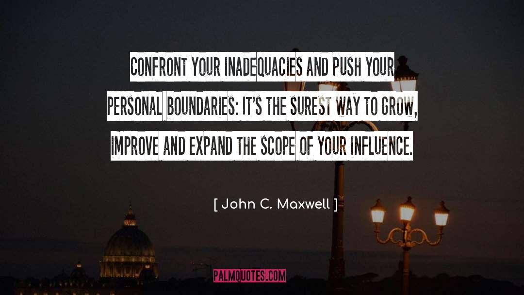 Personal Boundaries quotes by John C. Maxwell