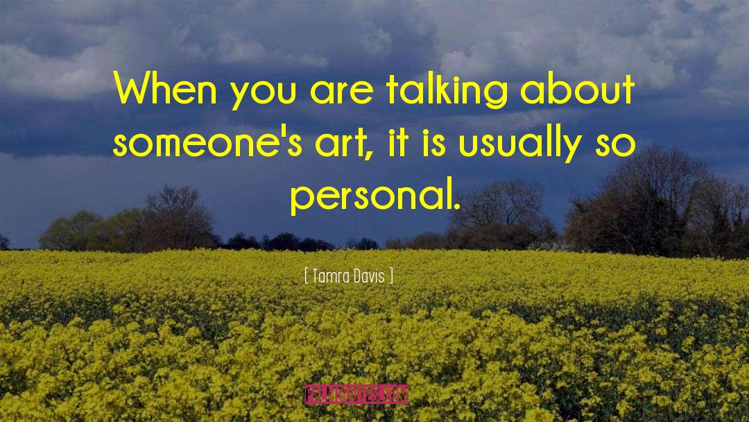 Personal Brand quotes by Tamra Davis